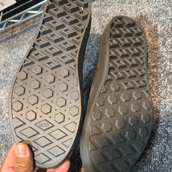 Vans Gray Perforated Slip-On Loafers - Picture 3 of 3